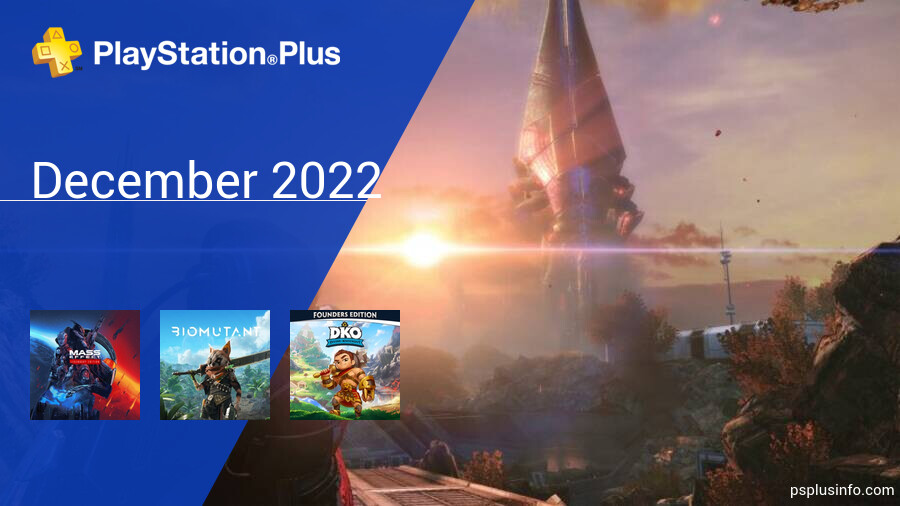 December 2022 - Instant Game Collection in PlayStation Plus