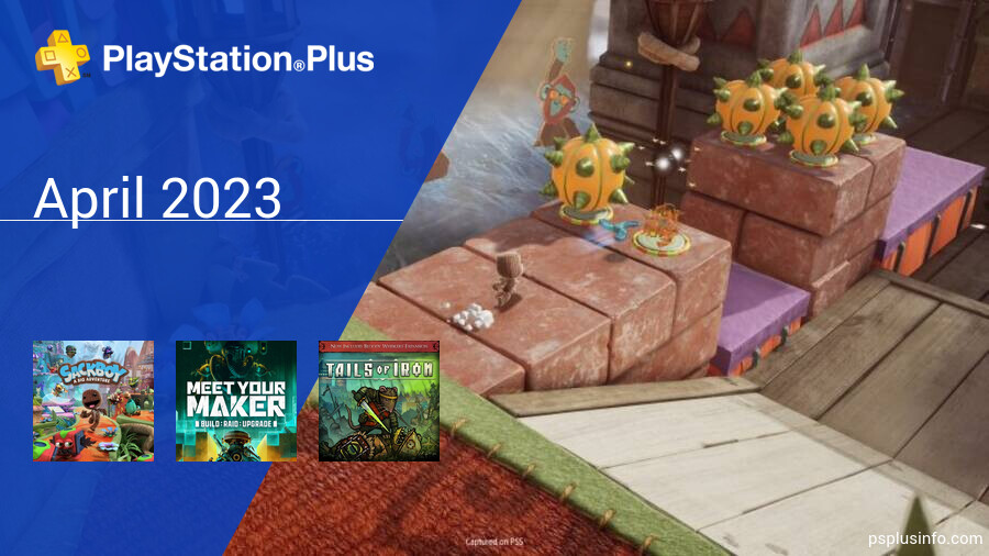 PlayStation Plus Monthly Games for April: Meet Your Maker, Sackboy: A Big  Adventure, Tails of Iron – PlayStation.Blog